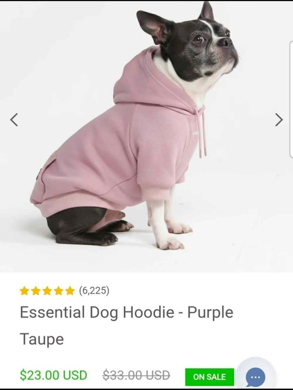 Essential Dog Hoodie - Purple Taupe